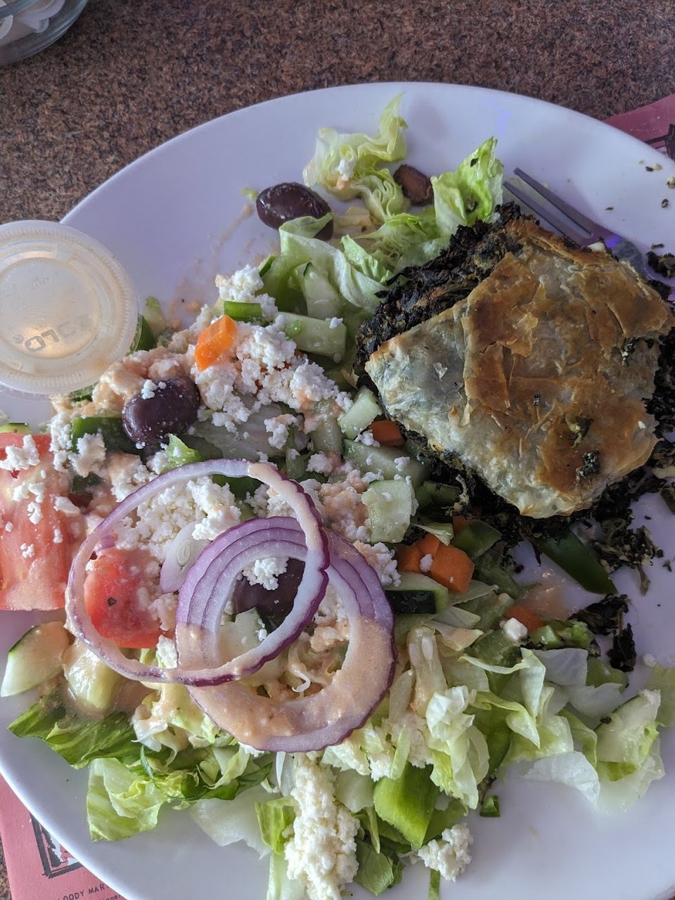 Greek Salad--Diner Size